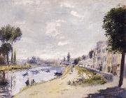 Bords de la Seine, Pierre-Auguste Renoir